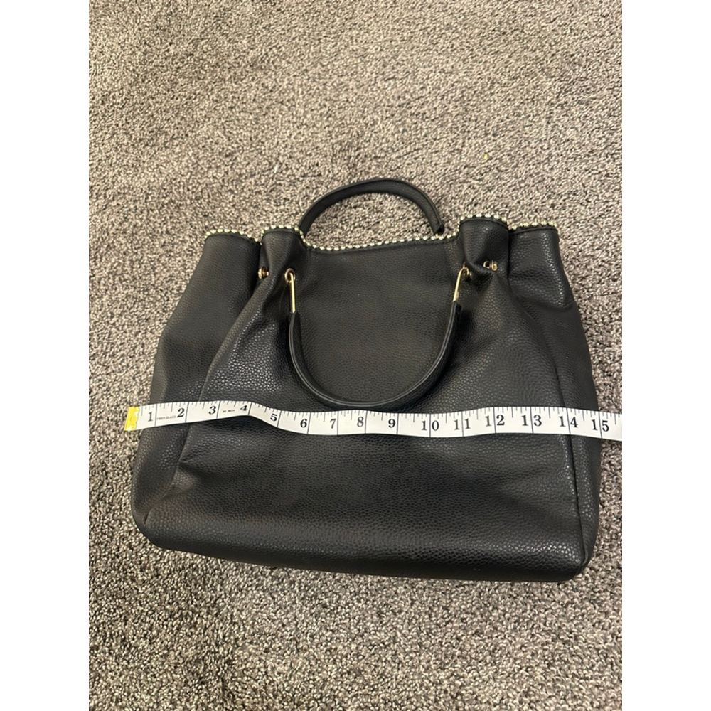 Alexis Bendel Black Gold Studded Tote Bag - Picture 11 of 13